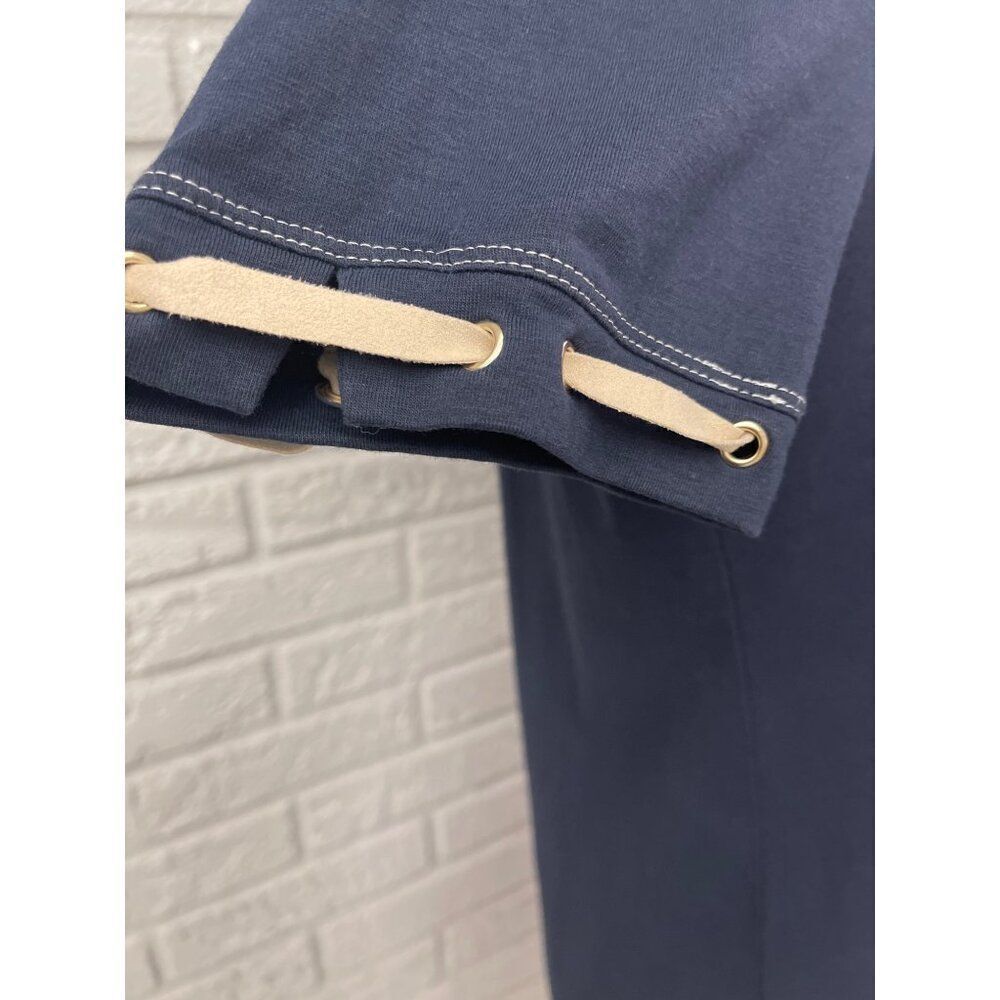 Tommy Hilfiger Women Navy Blue Crew Neck T-Shirt Dress Size M - Picture 5 of 9